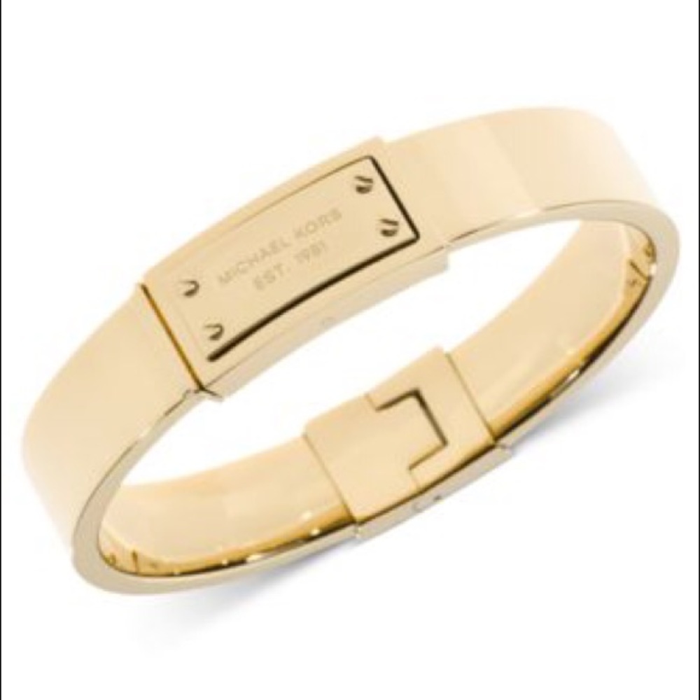 Michael kors gold logo bracelet